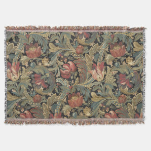 Rijke Bloemen Tapestry Brocade Damask Deken