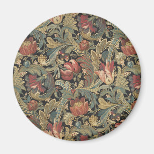 Rijke Bloemen Tapestry Brocade Damask Magneet