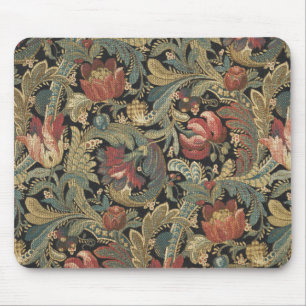 Rijke Bloemen Tapestry Brocade Damask Muismat