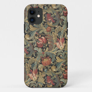 Rijke bloemrijke tapijtbrokaat antieke Victoriaans Case-Mate iPhone Case