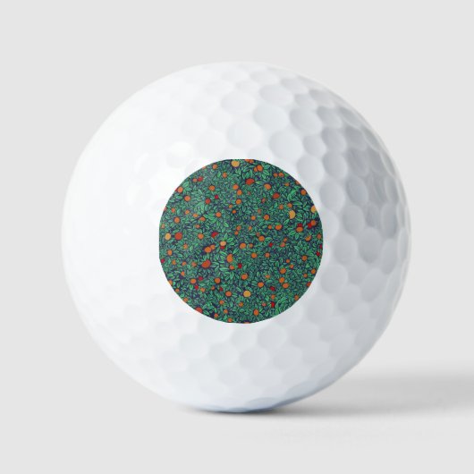 Rijke boomgaard: boompatroon. golfballen (Voorkant)