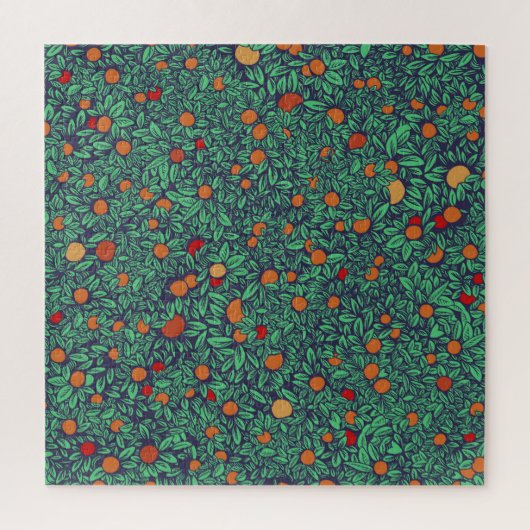 Rijke boomgaard: boompatroon. legpuzzel (Verticaal)