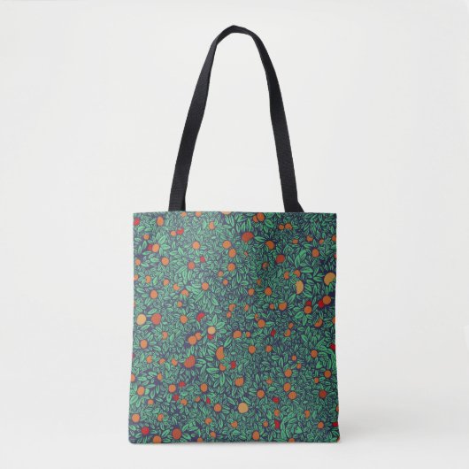 Rijke boomgaard:  boompatroon. tote bag (Voorkant)