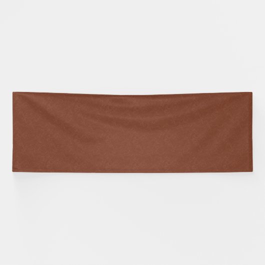 Rijke bruine getextureerd draaiend patroon spandoek (Horizontaal)