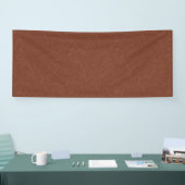 Rijke bruine  getextureerde wervelende  patroon spandoek (Beurs)