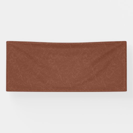 Rijke bruine  getextureerde wervelende  patroon spandoek (Horizontaal)