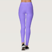 Rijke, delicate lila textuur leggings (Achterkant)