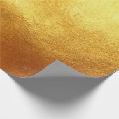 Rijke Elegante Luxe Kerstmis Goud Nep Folie Cadeaupapier (Hoek)