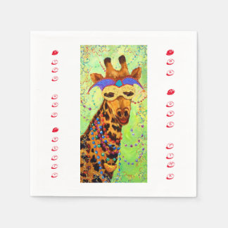 Rijke en  Giraffe Cocktail servet