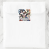 Rijke erfgoed van Japan Vierkante Sticker (Tas)