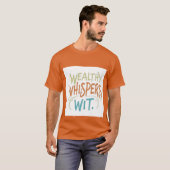 Rijke fluistert met t-shirt (Voorkant volledig)