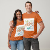 Rijke fluistert met t-shirt (Unisex)