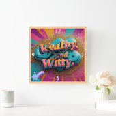 "Rijke geestig en wijs" Vierkante Klok (Huis)