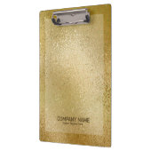 Rijke gouden goudvormende glazen textuur klembord (Links)
