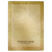 Rijke gouden goudvormende glazen textuur klembord (Achterkant)