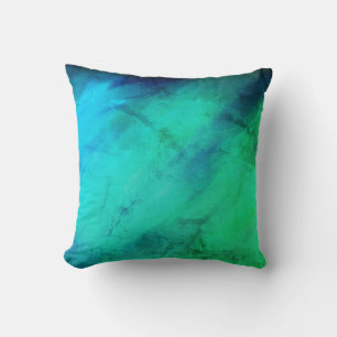Rijke groene blauwe abstracte sterrenstelsel kusse kussen
