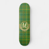 Rijke Groene Tartan (Pset) Aangepast Persoonlijk Skateboard (Voorkant)
