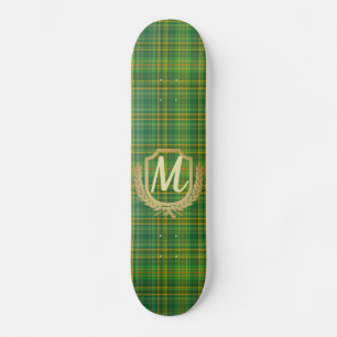 Rijke Groene Tartan (Pset) Aangepast Persoonlijk Skateboard