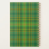 Rijke Groene Tartan (Pset) Aangepast Planner (Achterkant)