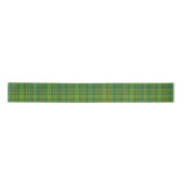 Rijke Groene Tartan (Pset) Aangepast Satijnen Lint (Voorkant)