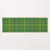 Rijke Groene Tartan (Pset) Aangepast Yogamat (Achterkant (horizontaal))