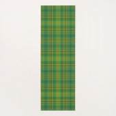 Rijke Groene Tartan (Pset) Aangepast Yogamat (Achterkant)
