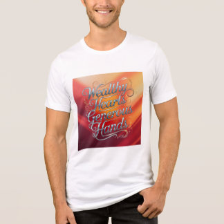 Rijke harten gulle handen Tri-Blend shirt