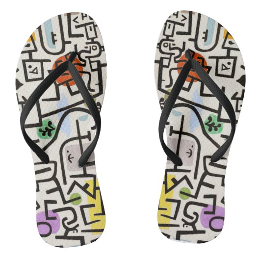 Rijke haven teenslippers (Voetbed)