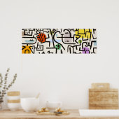 Rijke haven van Paul Klee  Poster (Keuken)