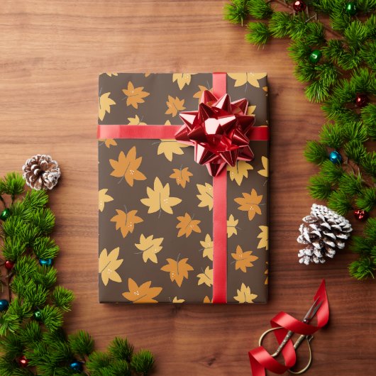 Rijke herfstbladeren cadeaupapier (Feestdagen Geschenken)