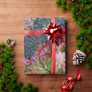 Rijke herfstbloemboeket met Gerbera's en Bessen Cadeaupapier