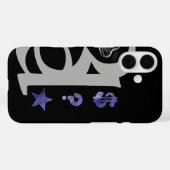 RIJKE iPhone Hoezen Trend Abstract Lavendel Violet (Achterkant (horizontaal))