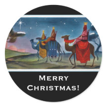 Rijke Kleurrijke Wisemen Schilderen Kerstmis