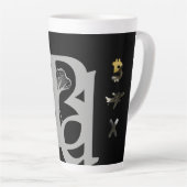 Rijke Latte Mok Abstracte Trend Interieur Decorati (Rechterhoek)