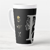 Rijke Latte Mok Abstracte Trend Interieur Decorati (Linkerhoek)