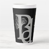 Rijke Latte Mok Abstracte Trend Interieur Decorati (Voorkant)