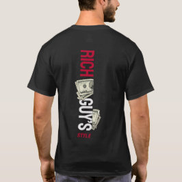 Rijke Man Stijl Urban Money Kleding T-shirt