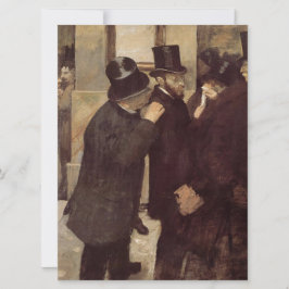 Rijke Mannen op de beurs (door Edgar Degas) Kaart