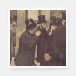 Rijke Mannen op de beurs (door Edgar Degas) Servet