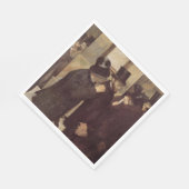 Rijke Mannen op de beurs (door Edgar Degas) Servet (Hoek)