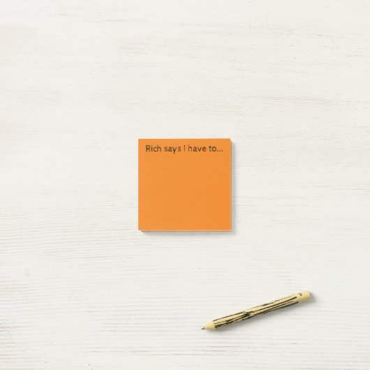 Rijke noten post-it® notes (Op bureau)