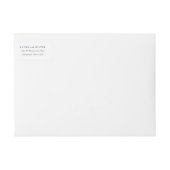 Rijke Paarse Waterverf bruiloft (Voorkant)