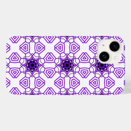 Rijke patroon ontworpen Case-Mate iPhone case (Achterkant (horizontaal))