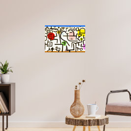 Rijke Port Abstracte Kunst Poster