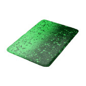 Rijke smaragdgroene minimalistische kunst badmat (Gekanteld)
