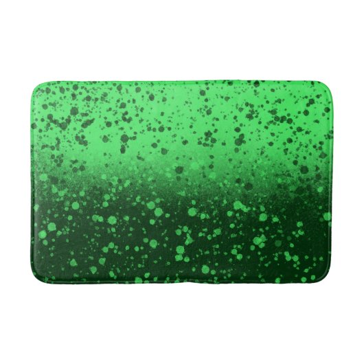 Rijke smaragdgroene minimalistische kunst badmat (Voorkant)