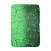 Rijke smaragdgroene minimalistische kunst badmat (Voorkant Verticaal)