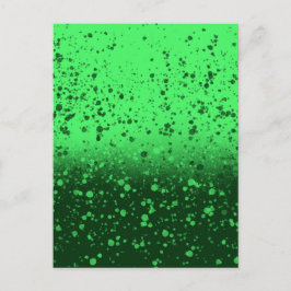 Rijke smaragdgroene minimalistische kunst briefkaart