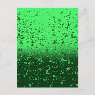 Rijke smaragdgroene minimalistische kunst briefkaart