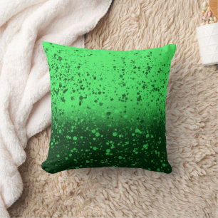Rijke smaragdgroene minimalistische kunst kussen